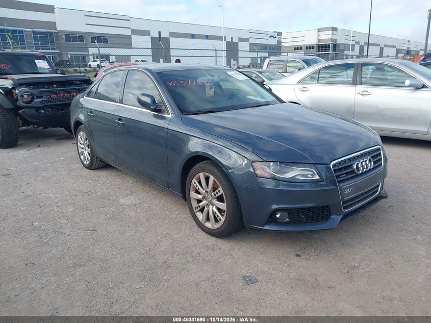 2010 AUDI A4 2.0T PREMIUM | WAUFFAFL7AN021073 | UPCARS