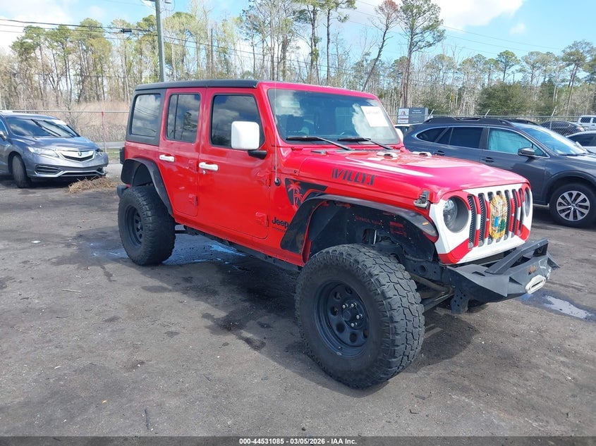 2021 JEEP WRANGLER UNLIMITED WILLYS SPORT 4X4 | 1C4HJXDG4MW612480 | UPCARS
