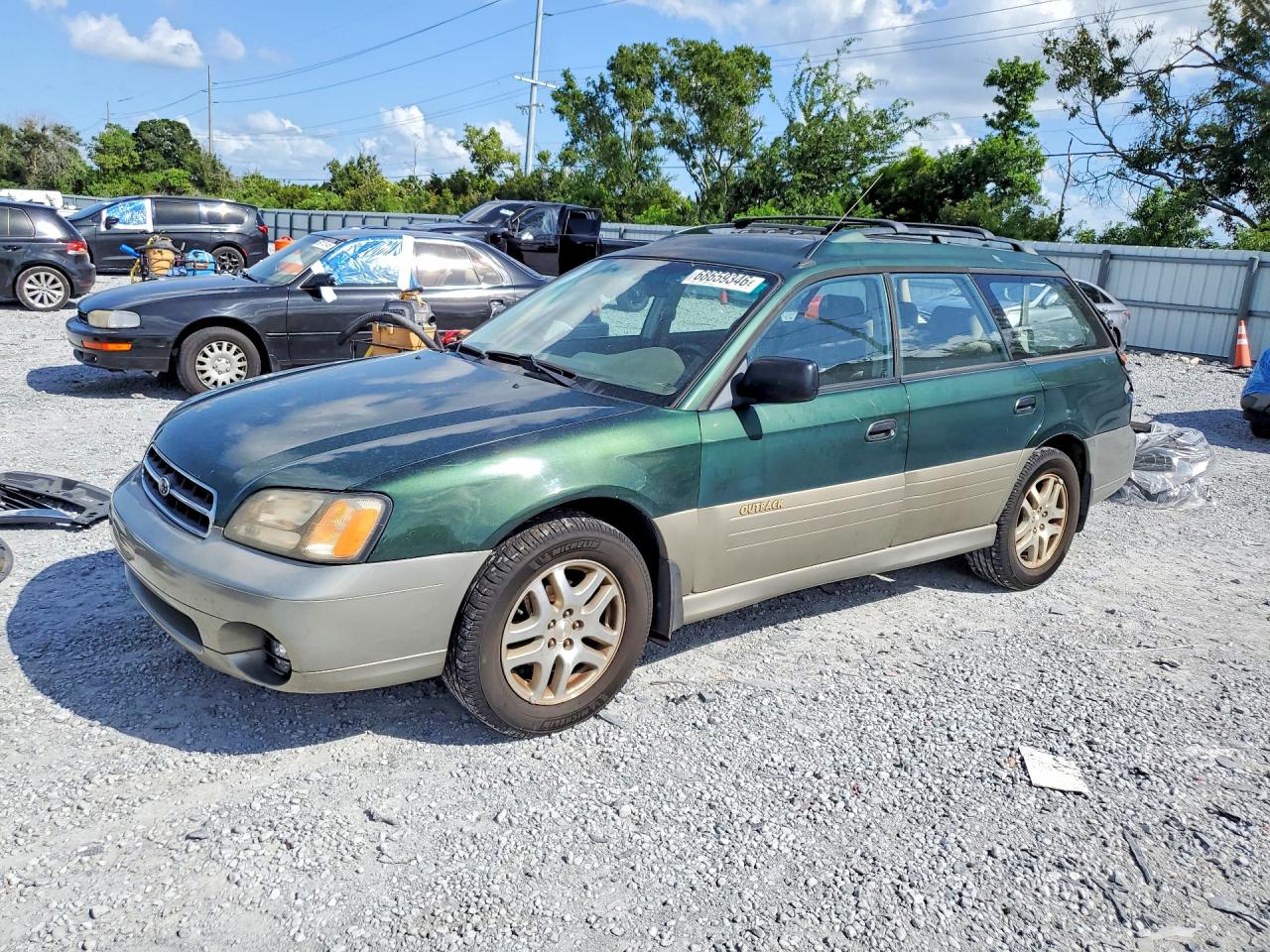 2000 SUBARU LEGACY OUTBACK | 4S3BH6656Y7617400 | UPCARS