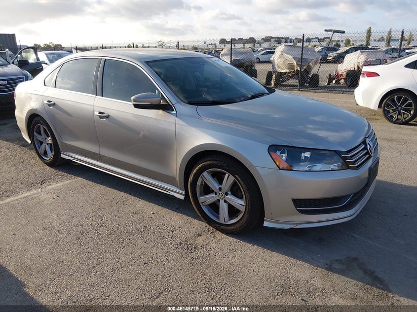 2013 VOLKSWAGEN PASSAT 2.5L SE | 1VWBP7A34DC050018 | UPCARS