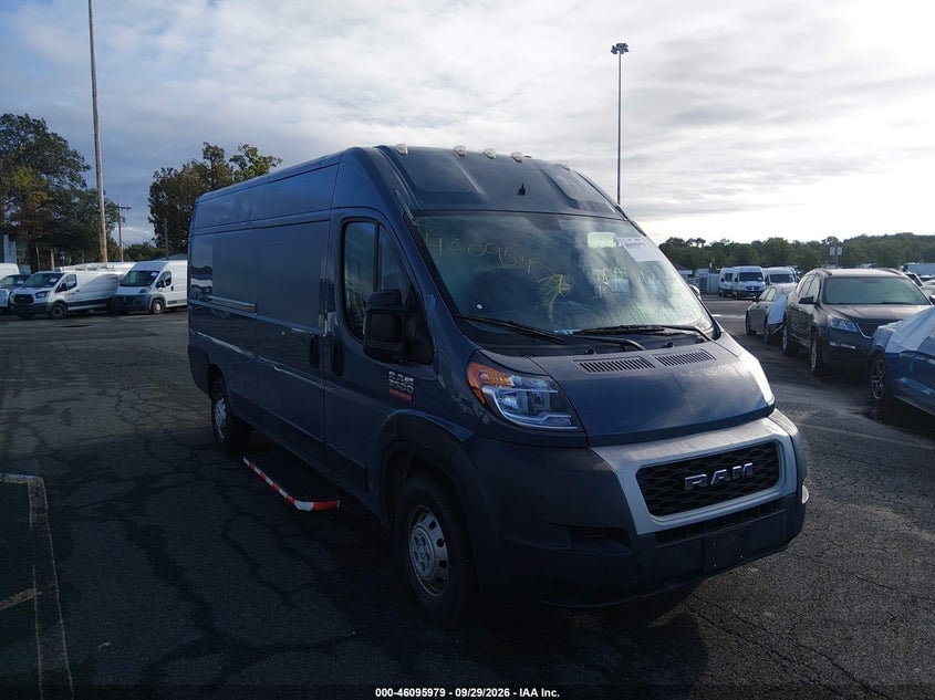2019 RAM PROMASTER 3500 CARGO VAN HIGH ROOF 159 WB EXT | 3C6URVJG5KE558055 | UPCARS
