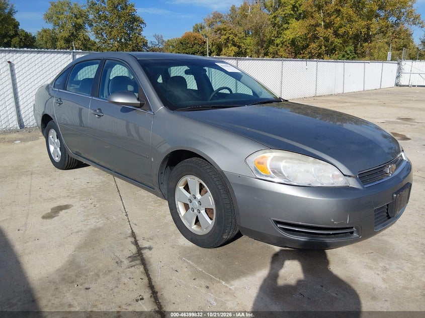 2008 CHEVROLET IMPALA LT | 2G1WT58N789118507 | UPCARS