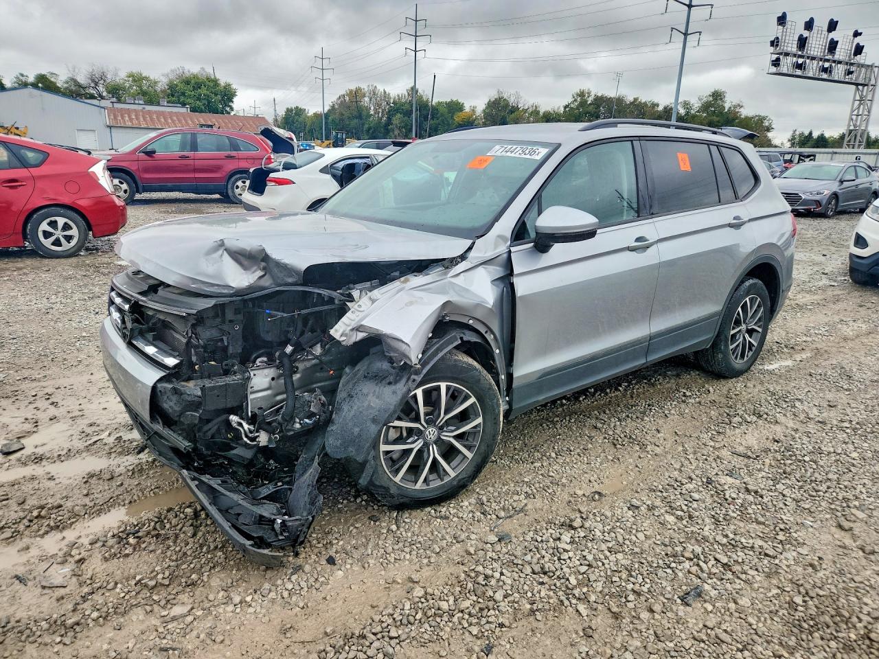2021 VOLKSWAGEN TIGUAN S | 3VV1B7AX0MM117990 | UPCARS