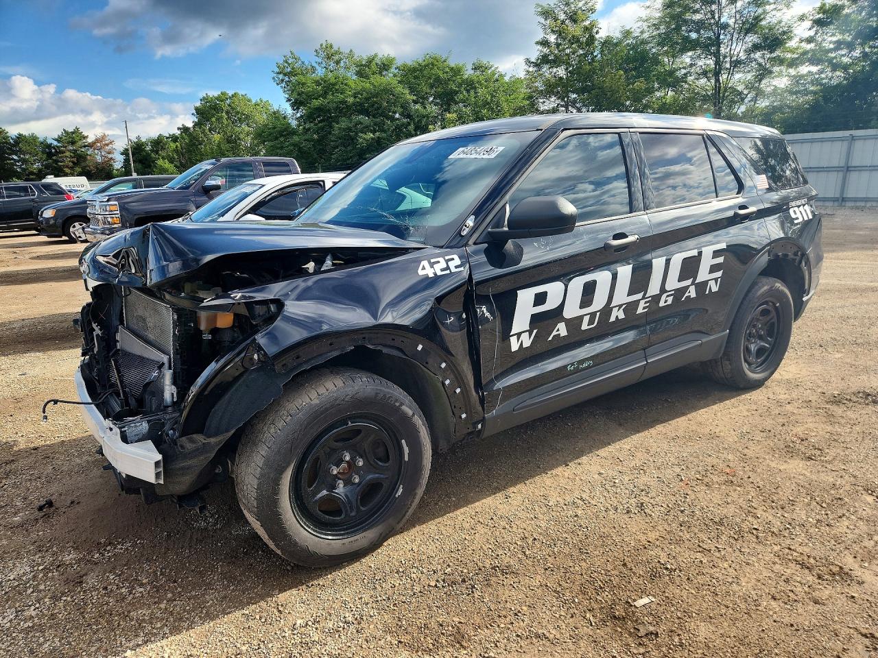 2022 FORD EXPLORER POLICE INTERCEPTOR | 1FM5K8AB4NGC36529 | UPCARS