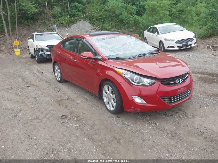 2013 HYUNDAI ELANTRA LIMITED | KMHDH4AE3DU619195 | UPCARS
