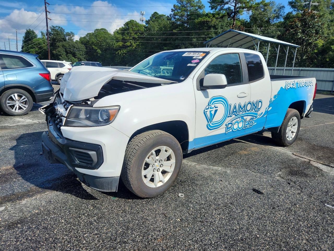 2021 CHEVROLET COLORADO LT | 1GCHSCEA2M1270606 | UPCARS