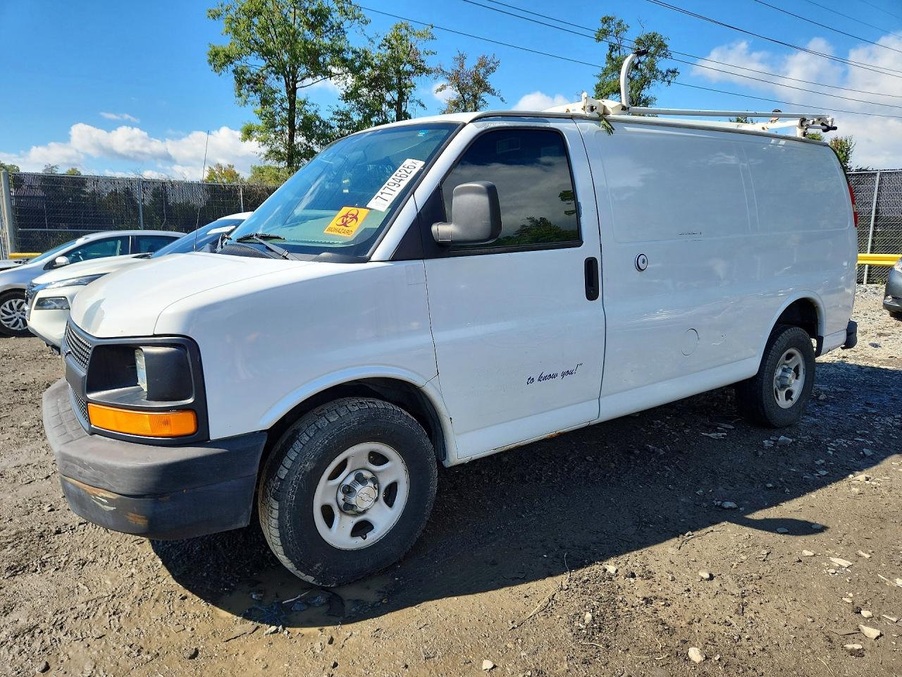 2008 CHEVROLET EXPRESS | 1GCFG15X581227207 | UPCARS