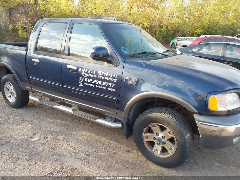 2002 FORD F-150 LARIAT/XLT | 1FTRW08L62KB46107 | UPCARS