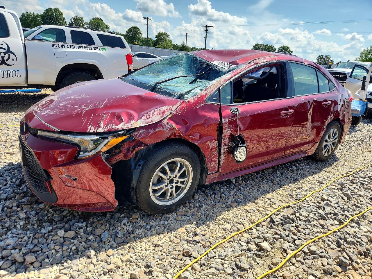 2022 TOYOTA COROLLA LE | JTDEAMDE8NJ061419 | UPCARS