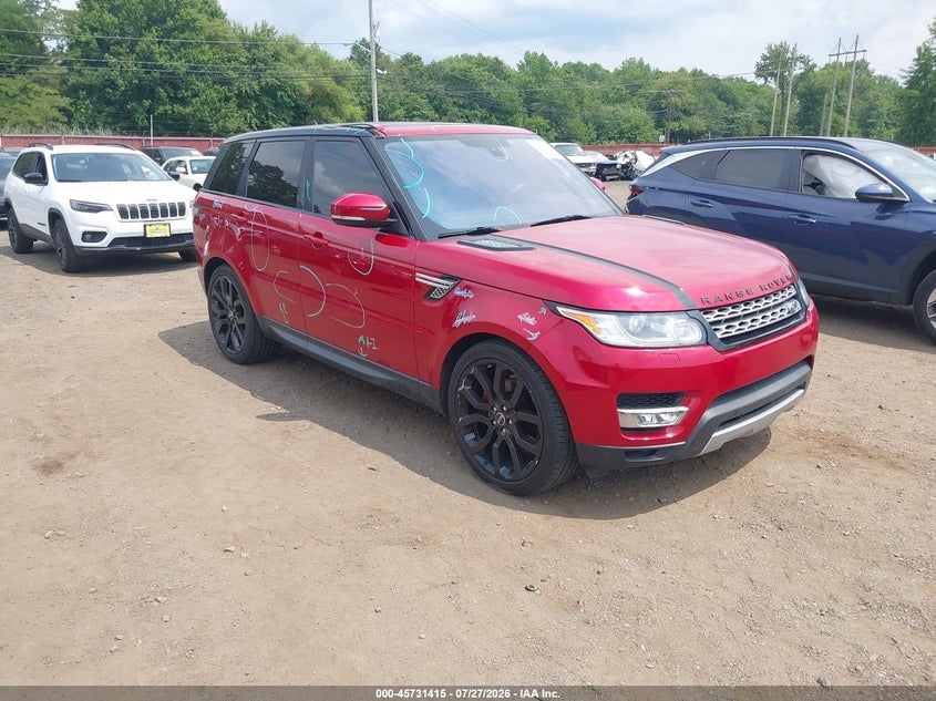 2016 LAND ROVER RANGE ROVER SPORT 3.0L V6 SUPERCHARGED HSE | SALWR2PF2GA659412 | UPCARS