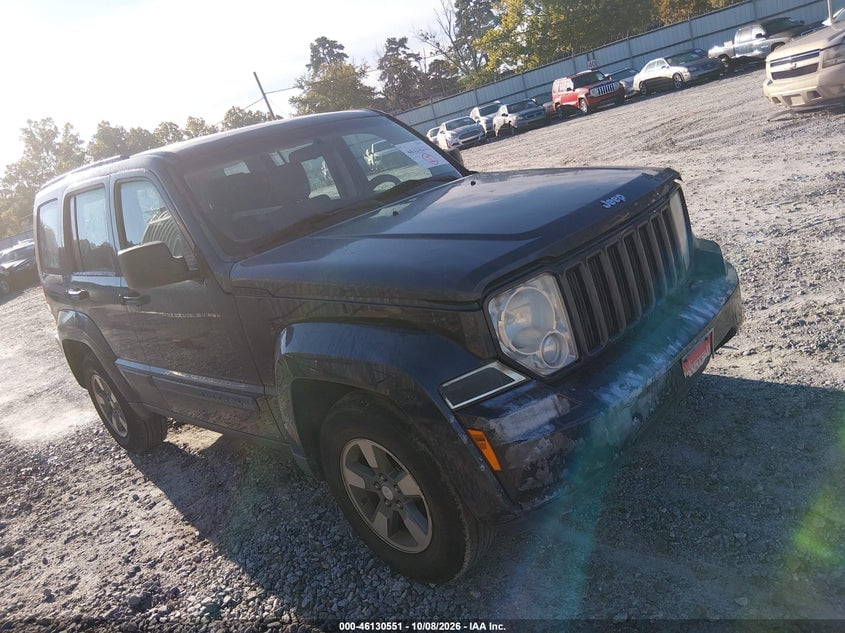 2008 JEEP LIBERTY SPORT | 1J8GP28K68W257161 | UPCARS