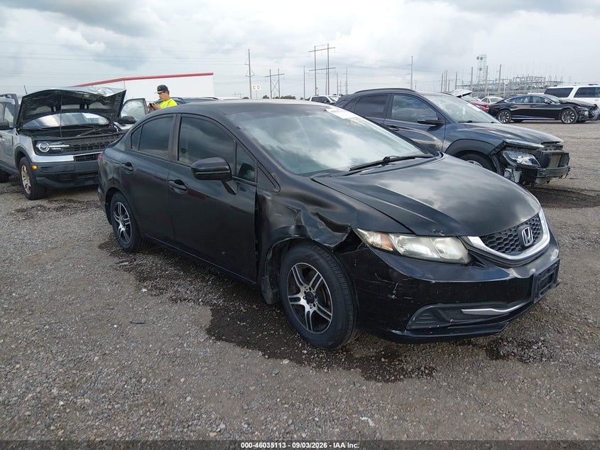 2014 HONDA CIVIC LX | 19XFB2F59EE036349 | UPCARS