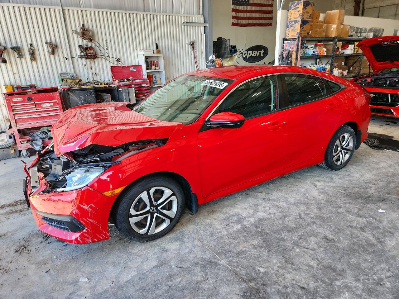 2018 HONDA CIVIC LX | 2HGFC2F55JH529362 | UPCARS