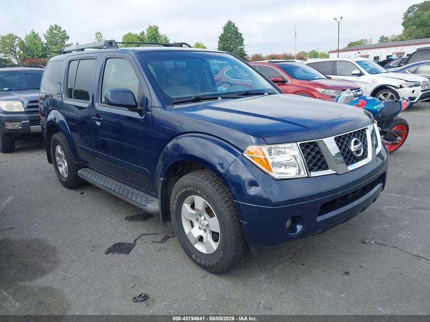 2006 NISSAN PATHFINDER SE | 5N1AR18U66C604761 | UPCARS
