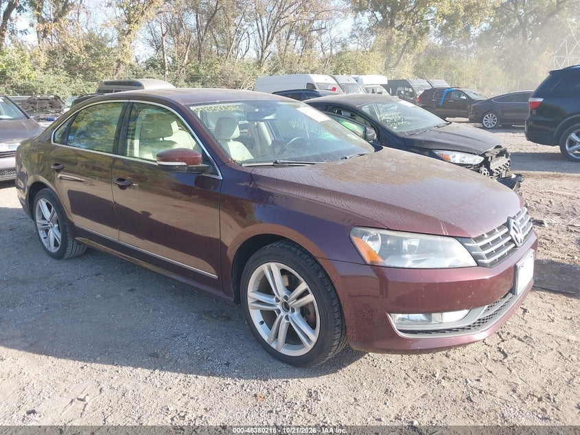 2014 VOLKSWAGEN PASSAT 2.0L TDI SE | 1VWBN7A36EC007842 | UPCARS