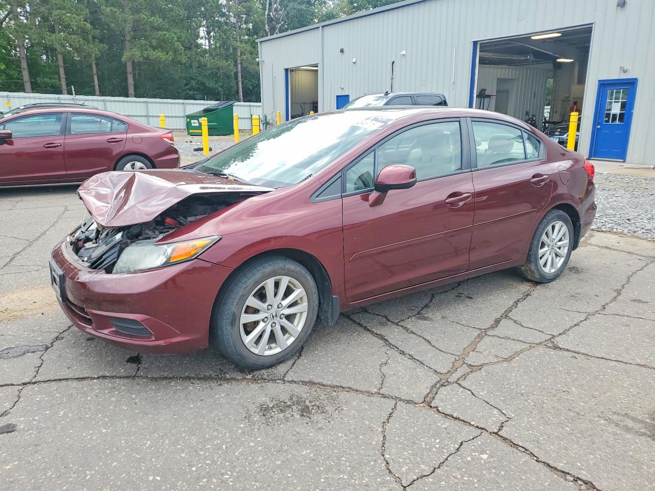 2012 HONDA CIVIC EX | 19XFB2F86CE022786 | UPCARS