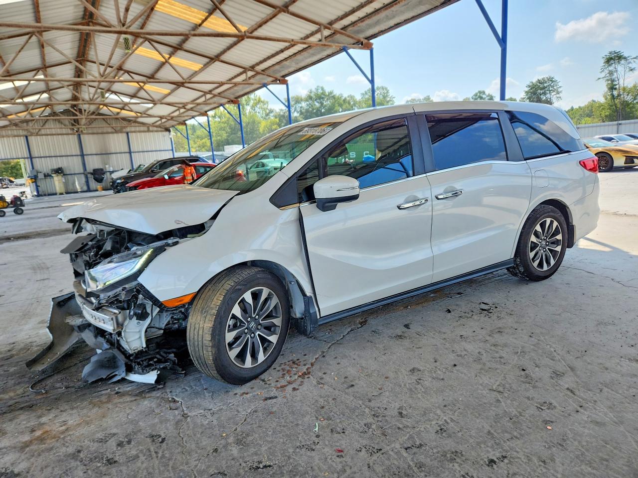 2021 HONDA ODYSSEY EXL | 5FNRL6H7XMB004437 | UPCARS