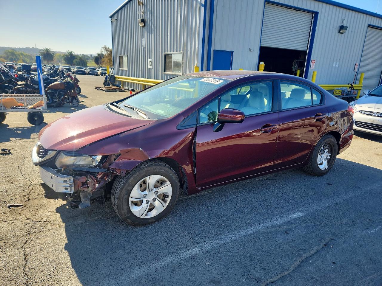 2015 HONDA CIVIC LX | 19XFB2F59FE265339 | UPCARS