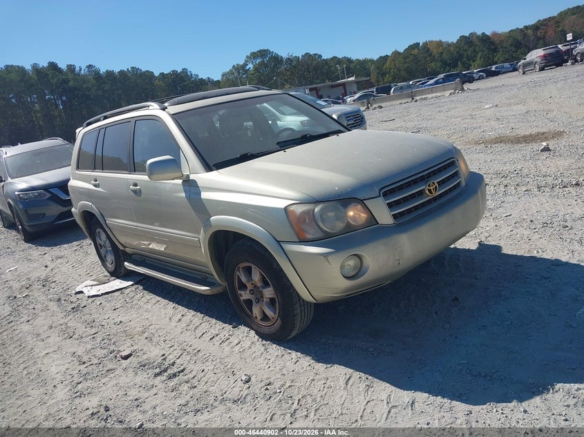 2003 TOYOTA HIGHLANDER LIMITED V6 | JTEGF21A230091028 | UPCARS