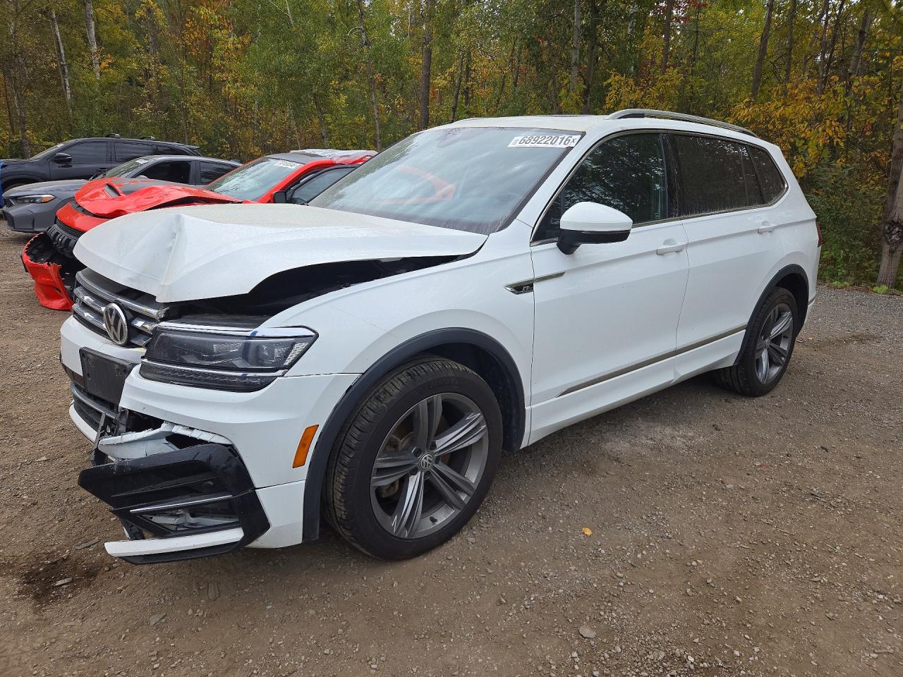 2021 VOLKSWAGEN TIGUAN SEL PREMIUM R-LINE | 3VV4B7AX8MM108502 | UPCARS