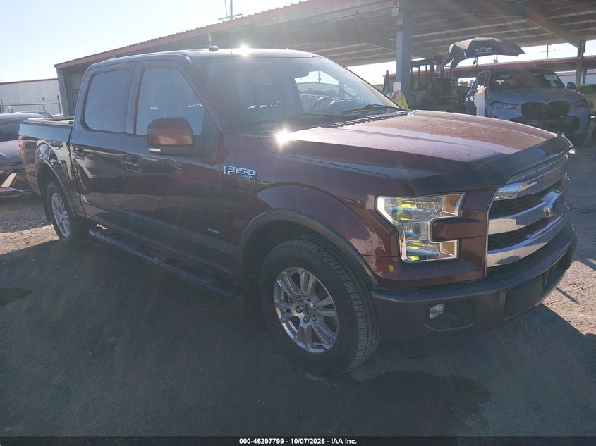 2016 FORD F-150 LARIAT | 1FTEW1CP1GFB63962 | UPCARS
