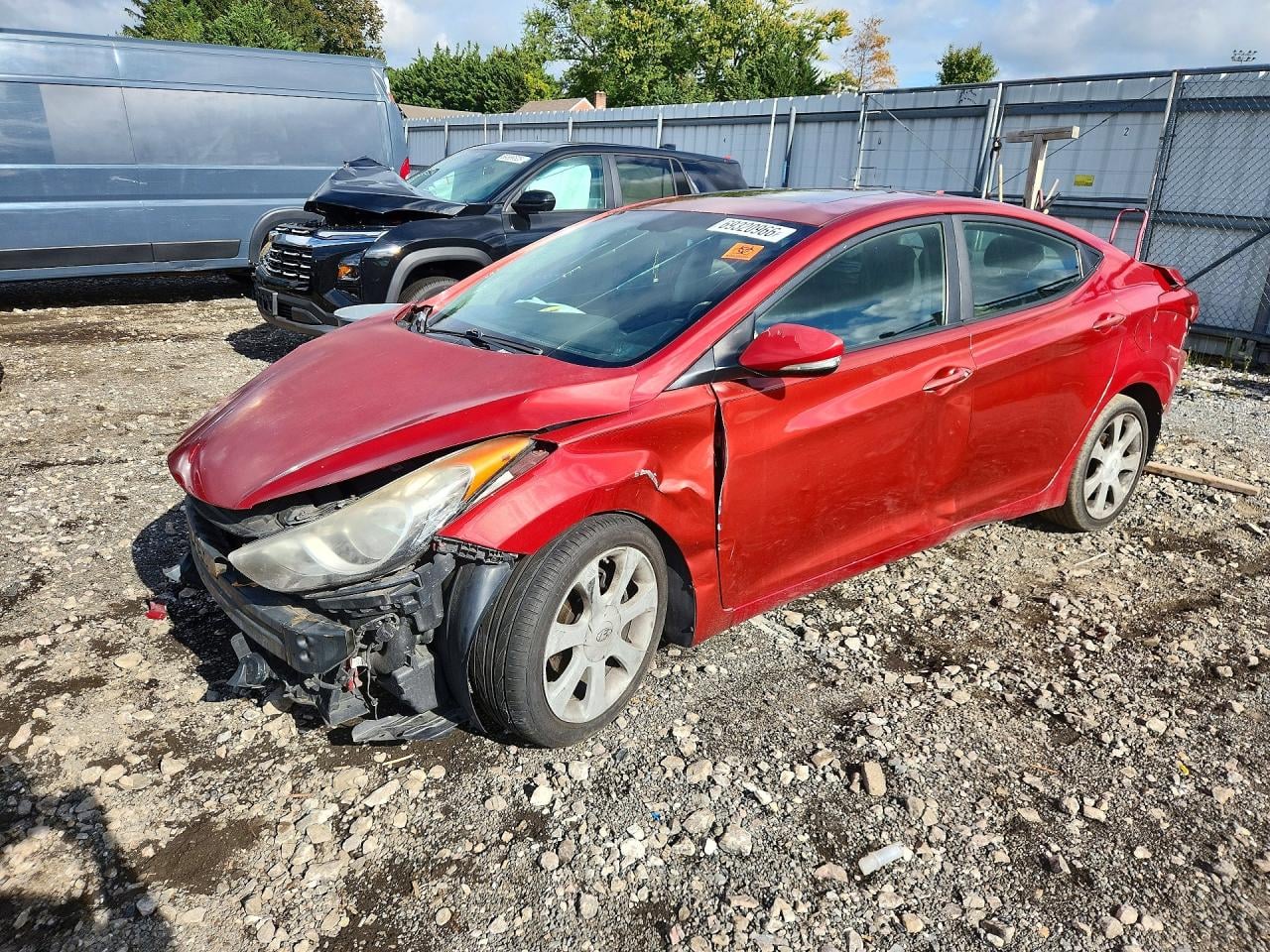 2012 HYUNDAI ELANTRA LIMITED | KMHDH4AE5CU338899 | UPCARS