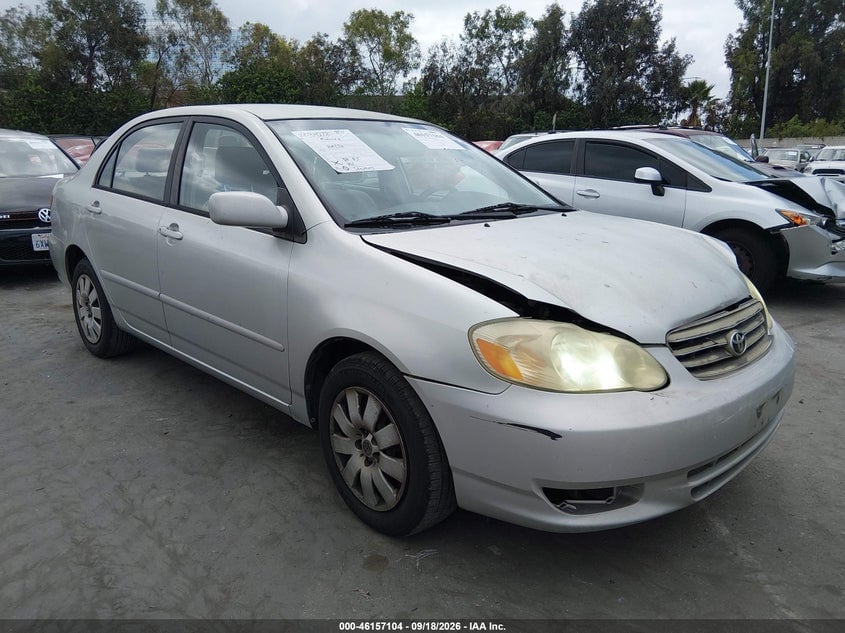 2003 TOYOTA COROLLA LE | JTDBR32E030017880 | UPCARS