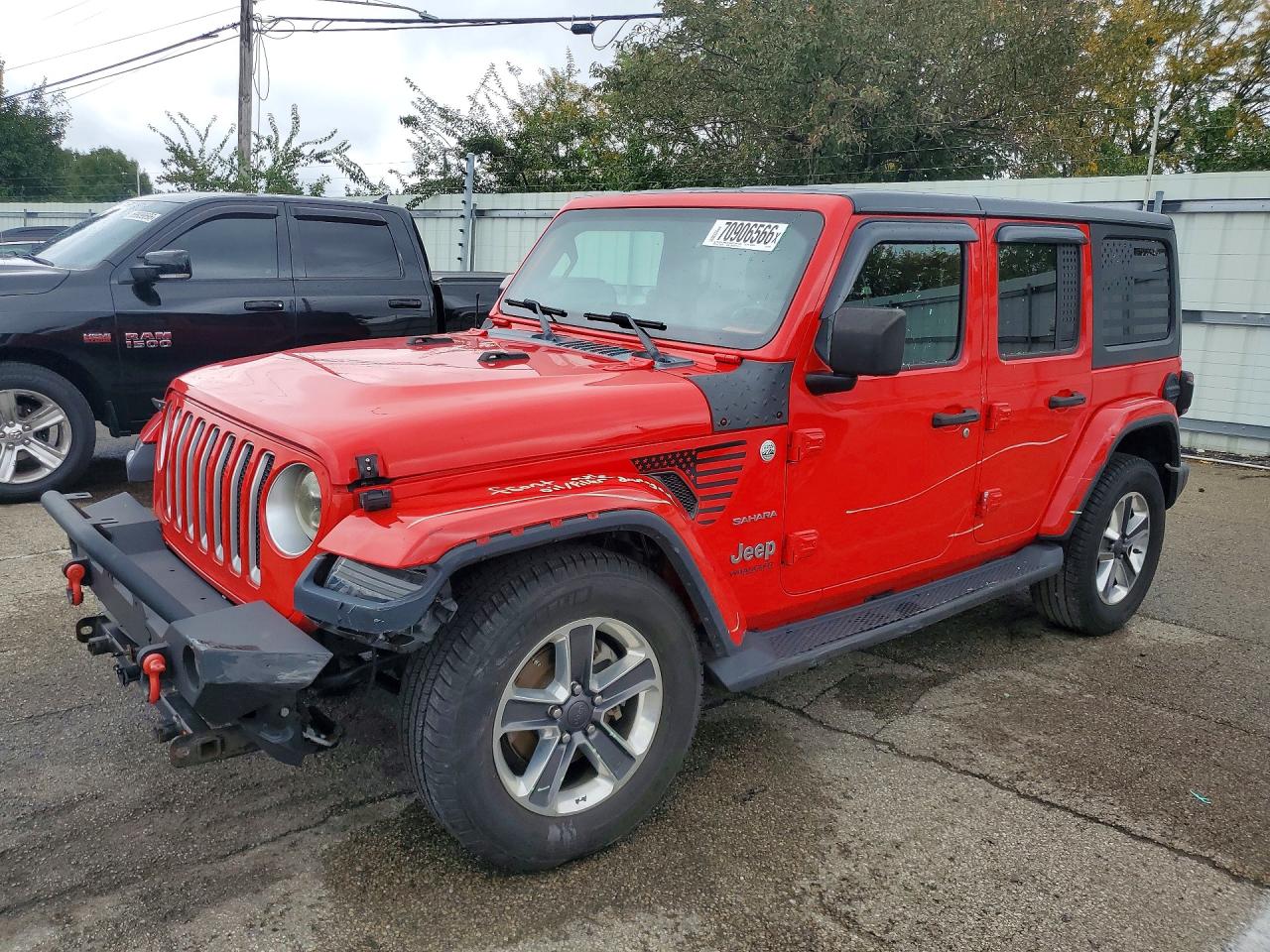 2020 JEEP WRANGLER SAHARA | 1C4HJXEN4LW293951 | UPCARS