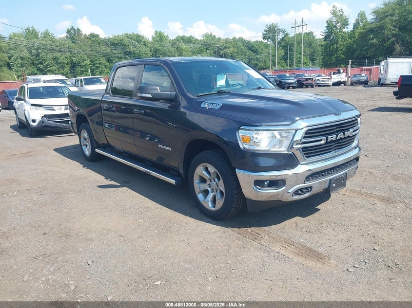 2021 RAM 1500 BIG HORN  4X4 6'4 BOX | 1C6SRFMTXMN572327 | UPCARS