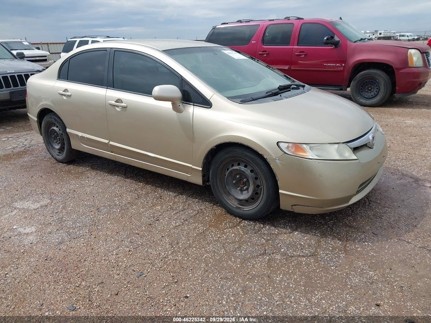 2007 HONDA CIVIC LX | 1HGFA16527L105214 | UPCARS