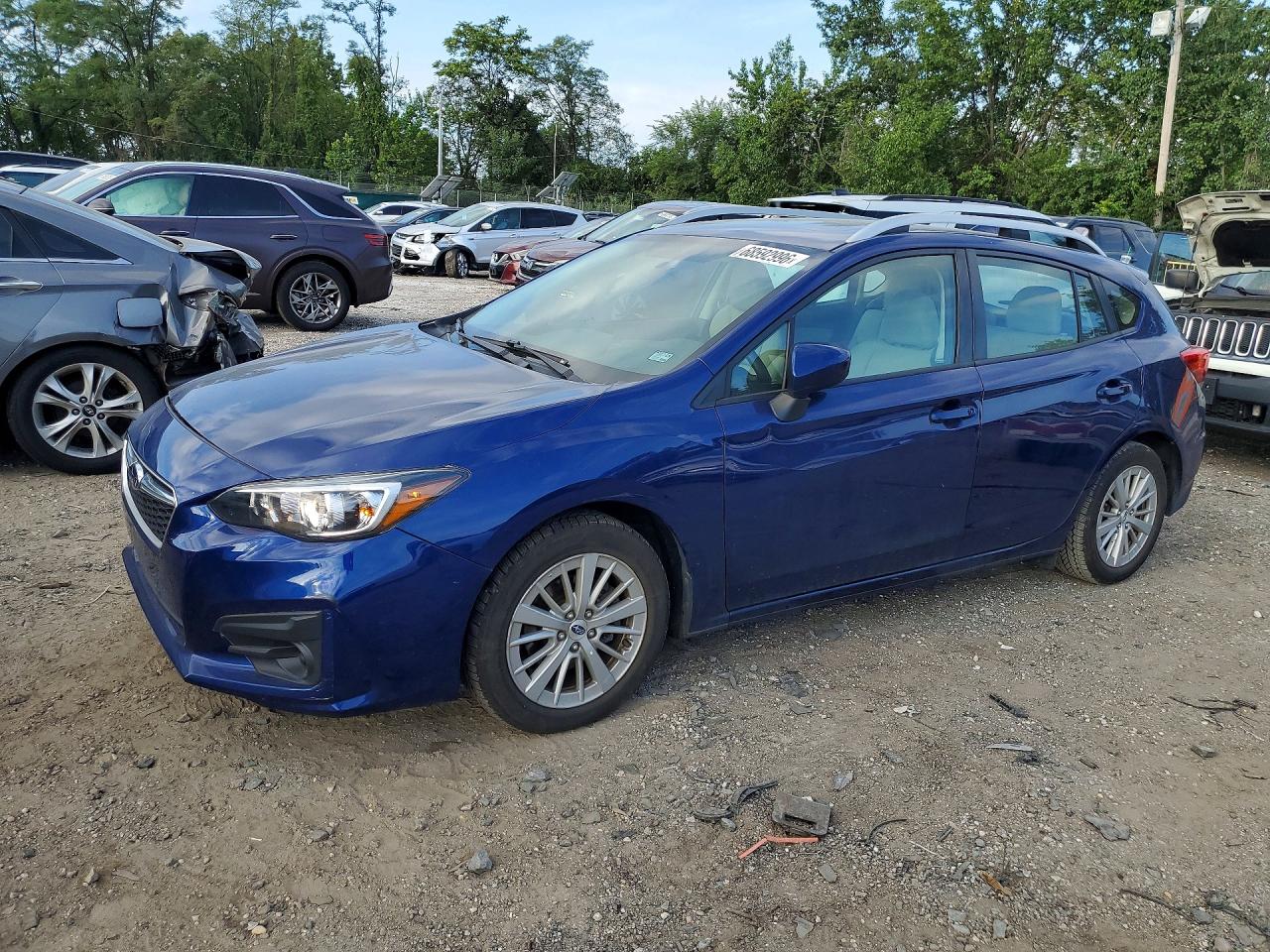 2017 SUBARU IMPREZA PREMIUM | 4S3GTAB62H3743346 | UPCARS