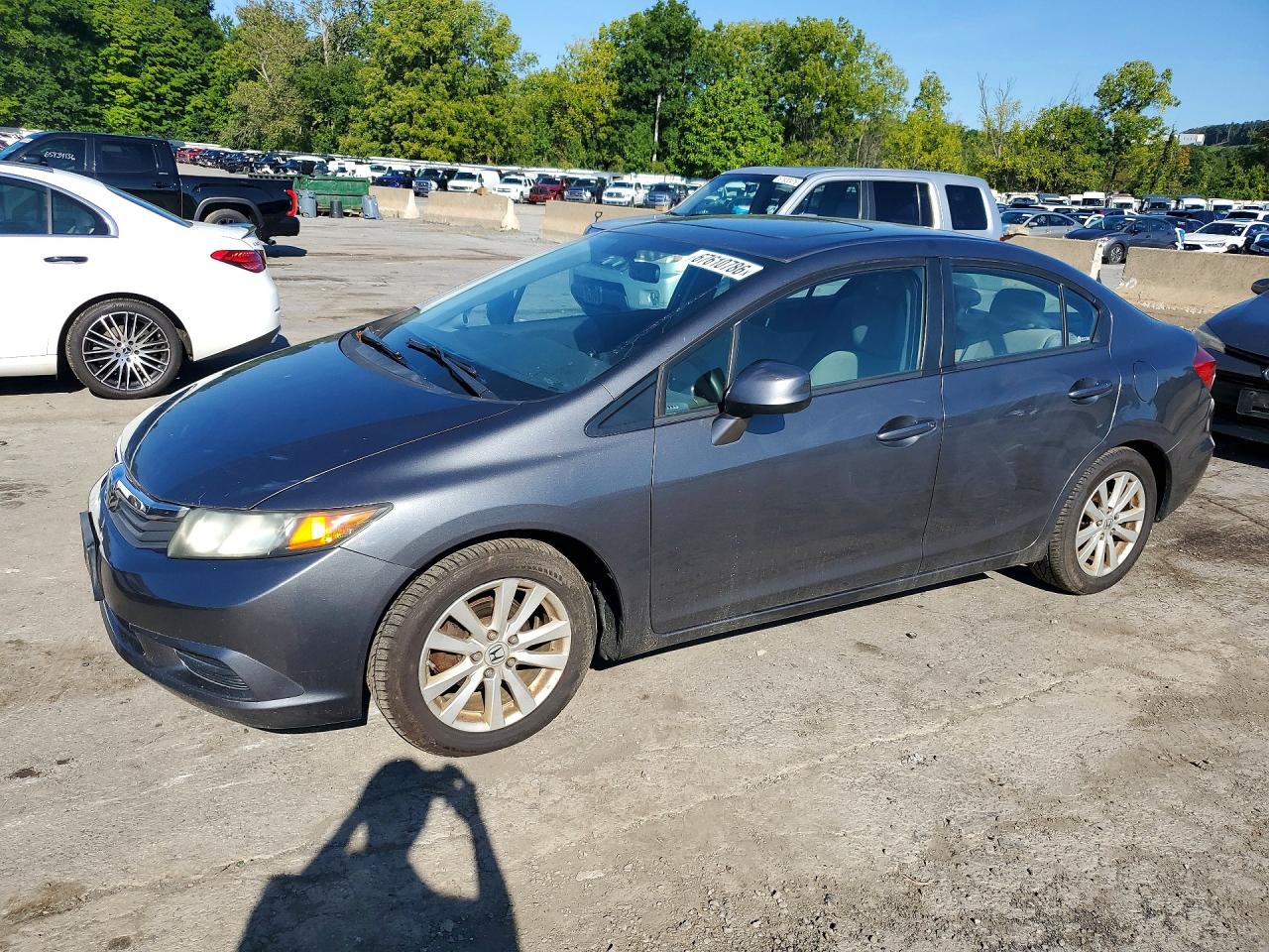 2012 HONDA CIVIC EX | 2HGFB2F82CH300668 | UPCARS