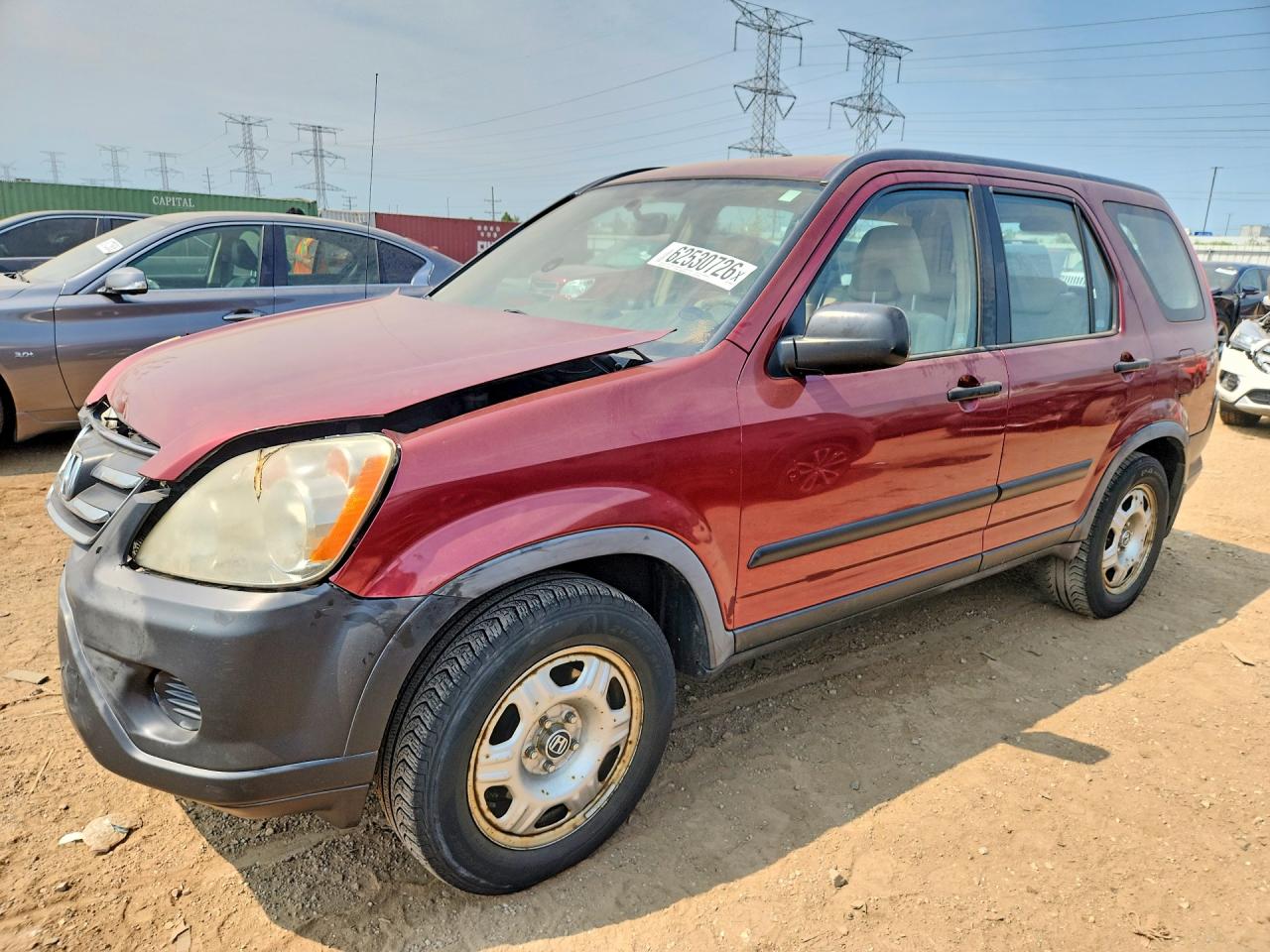 2006 HONDA CRV LX | JHLRD78586C059389 | UPCARS