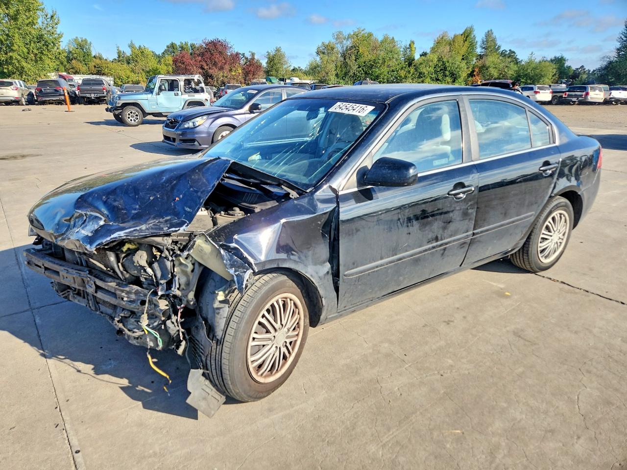 2008 KIA OPTIMA LX | KNAGE123785244365 | UPCARS