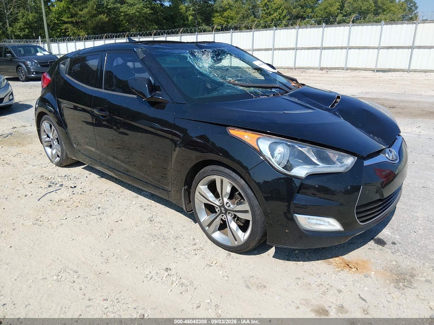 2013 HYUNDAI VELOSTER BASE W/GRAY | KMHTC6AD2DU107585 | UPCARS