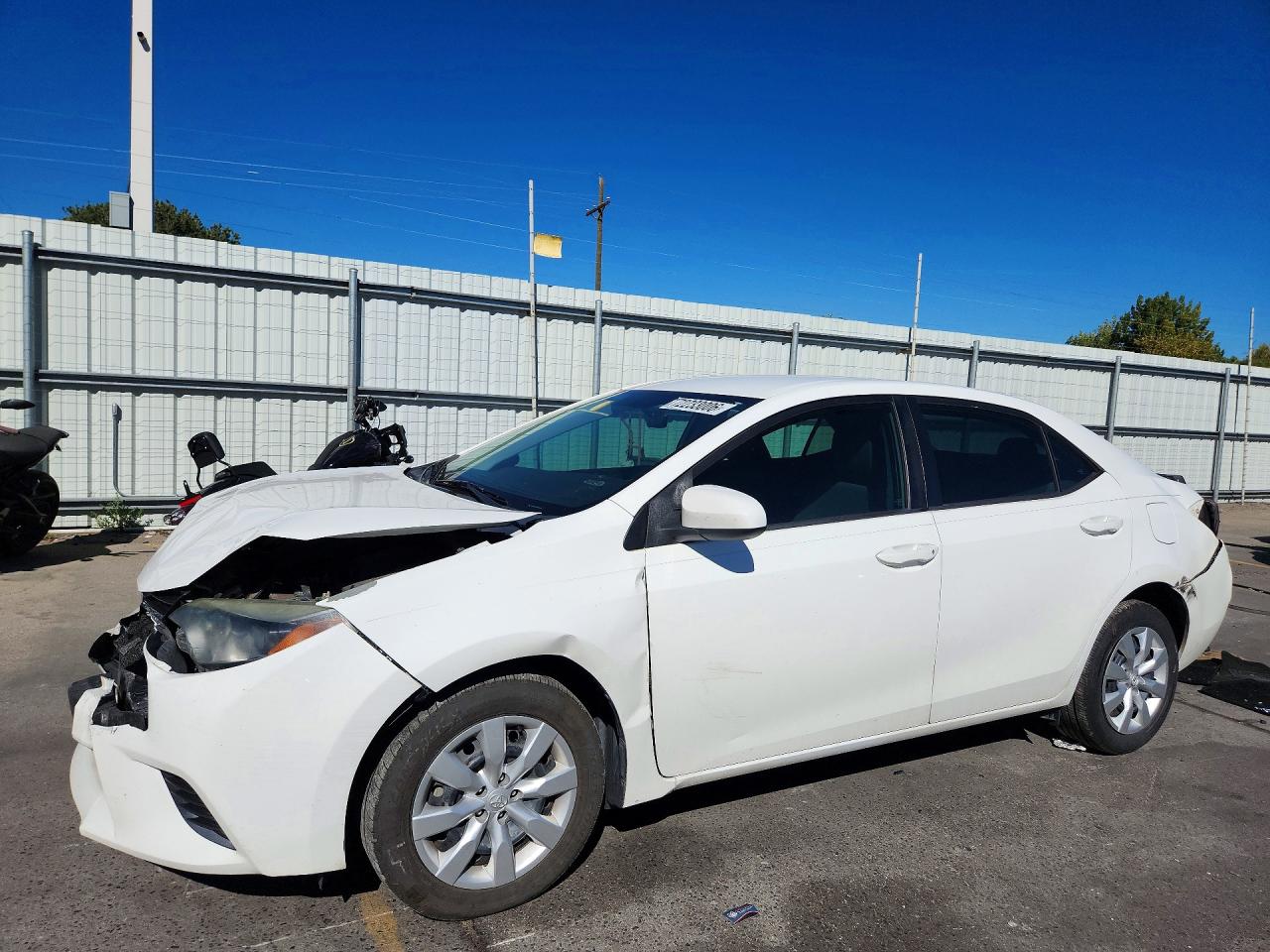 2016 TOYOTA COROLLA LE | 5YFBURHE7GP370427 | UPCARS