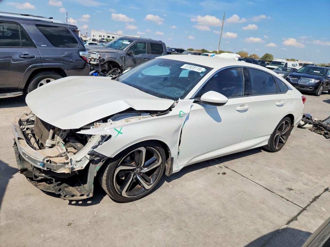 2019 HONDA ACCORD SPORT | 1HGCV1F37KA139949 | UPCARS