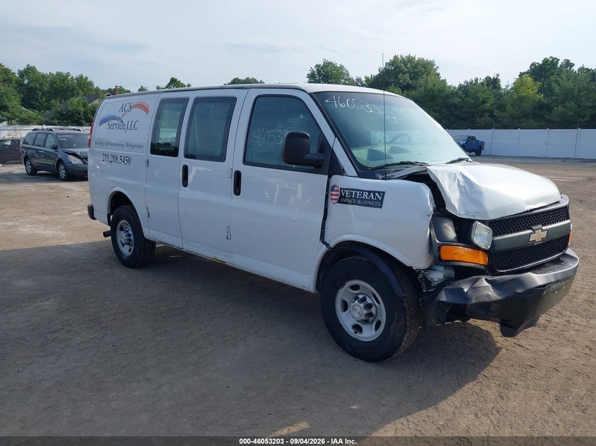 2014 CHEVROLET EXPRESS 2500 WORK VAN | 1GCWGFBA3E1207319 | UPCARS