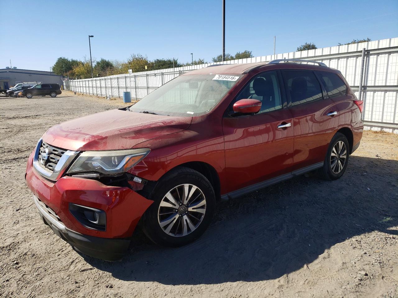 2017 NISSAN PATHFINDER SL | 5N1DR2MN6HC652796 | UPCARS
