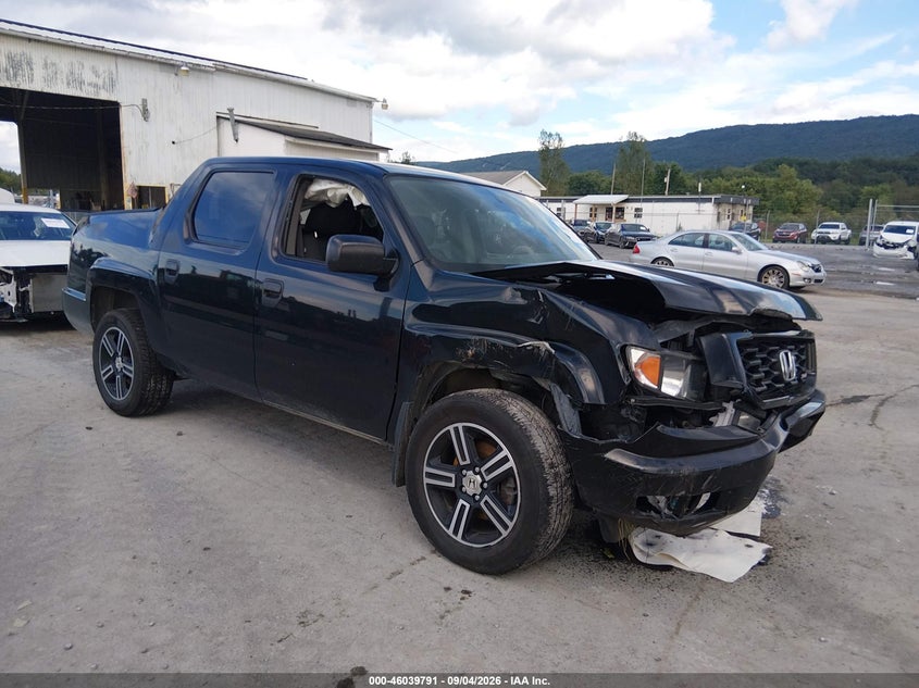 2013 HONDA RIDGELINE SPORT | 5FPYK1F76DB016404 | UPCARS