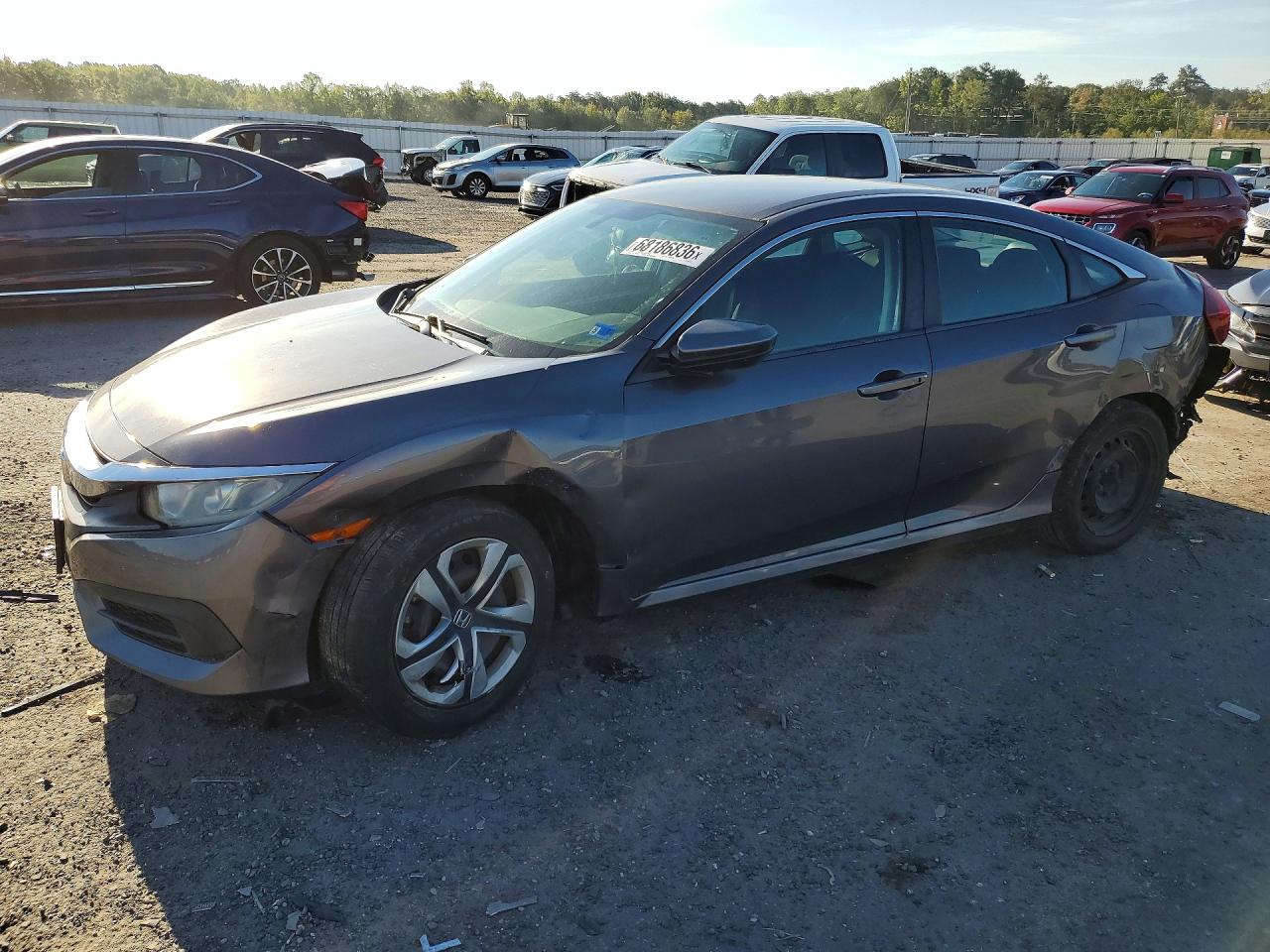 2016 HONDA CIVIC LX | 19XFC2F52GE004083 | UPCARS