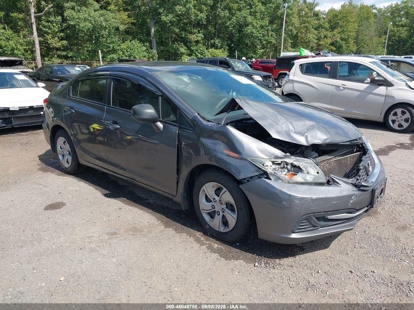 2013 HONDA CIVIC LX | 2HGFB2F54DH585249 | UPCARS