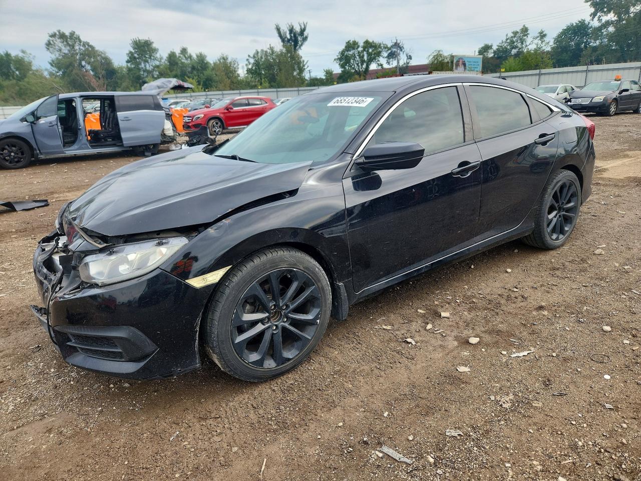 2017 HONDA CIVIC LX | 19XFC2E57HE047420 | UPCARS