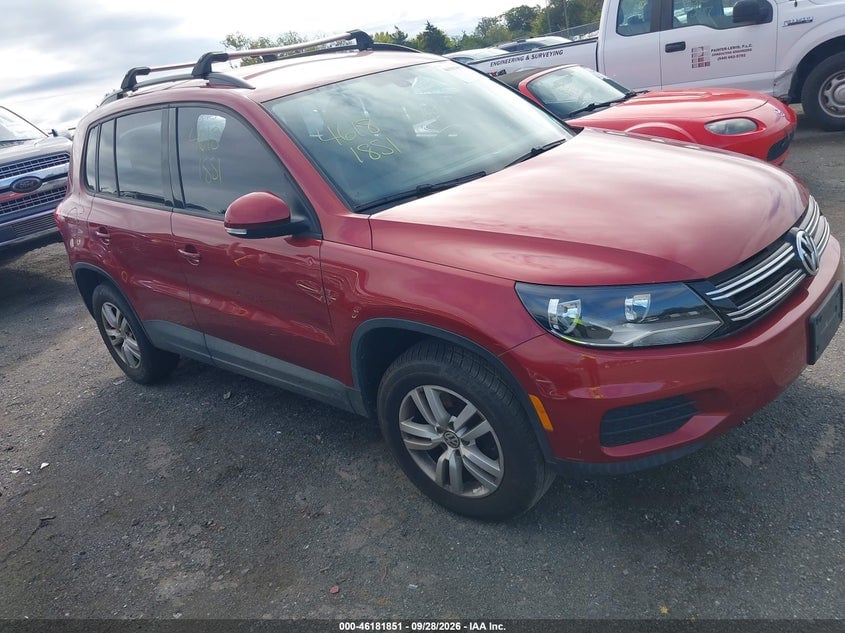 2016 VOLKSWAGEN TIGUAN S | WVGBV7AX9GW050493 | UPCARS