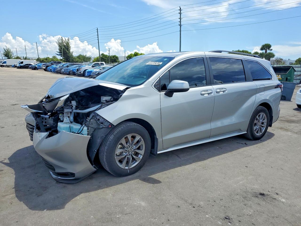 2025 TOYOTA SIENNA XLE 8-PASSENGER | 5TDJRKEC1SS255166 | UPCARS