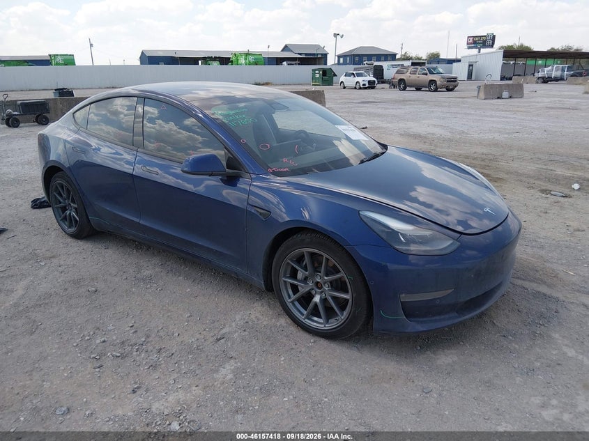 2022 TESLA MODEL 3 LONG RANGE | 5YJ3E1EB6NF117850 | UPCARS