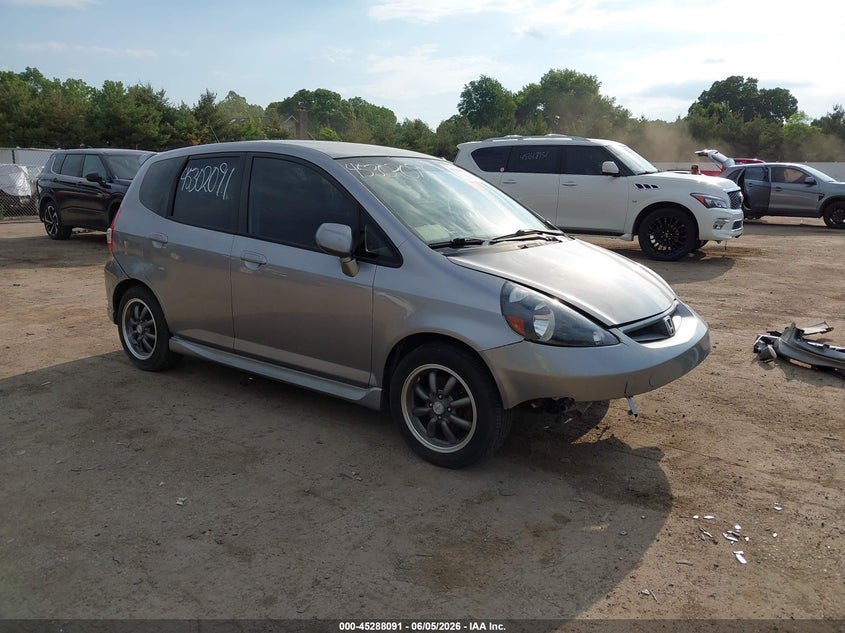 2008 HONDA FIT SPORT | JHMGD37628S073996 | UPCARS