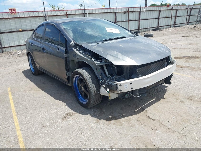 2013 HONDA CIVIC LX | 2HGFB2F58DH554456 | UPCARS