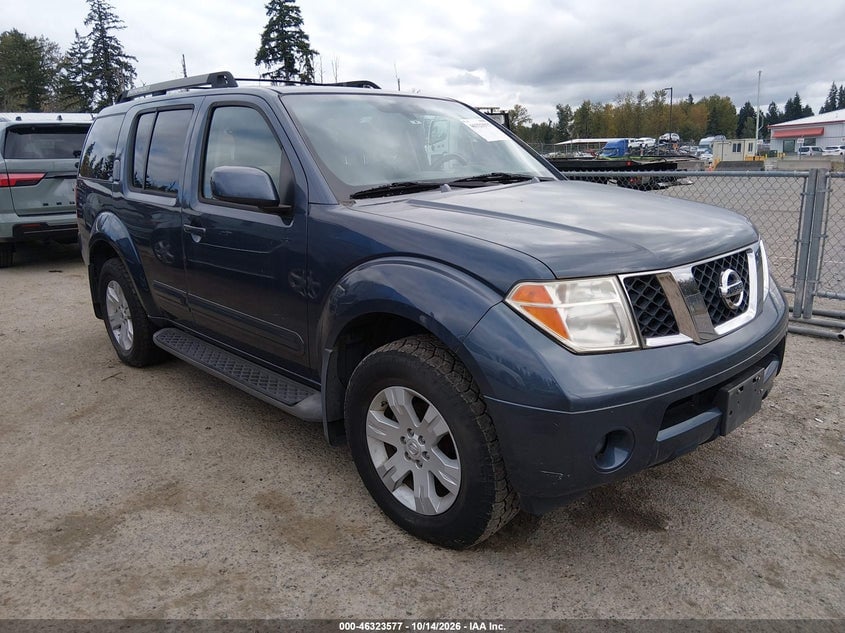 2005 NISSAN PATHFINDER LE | 5N1AR18WX5C728936 | UPCARS