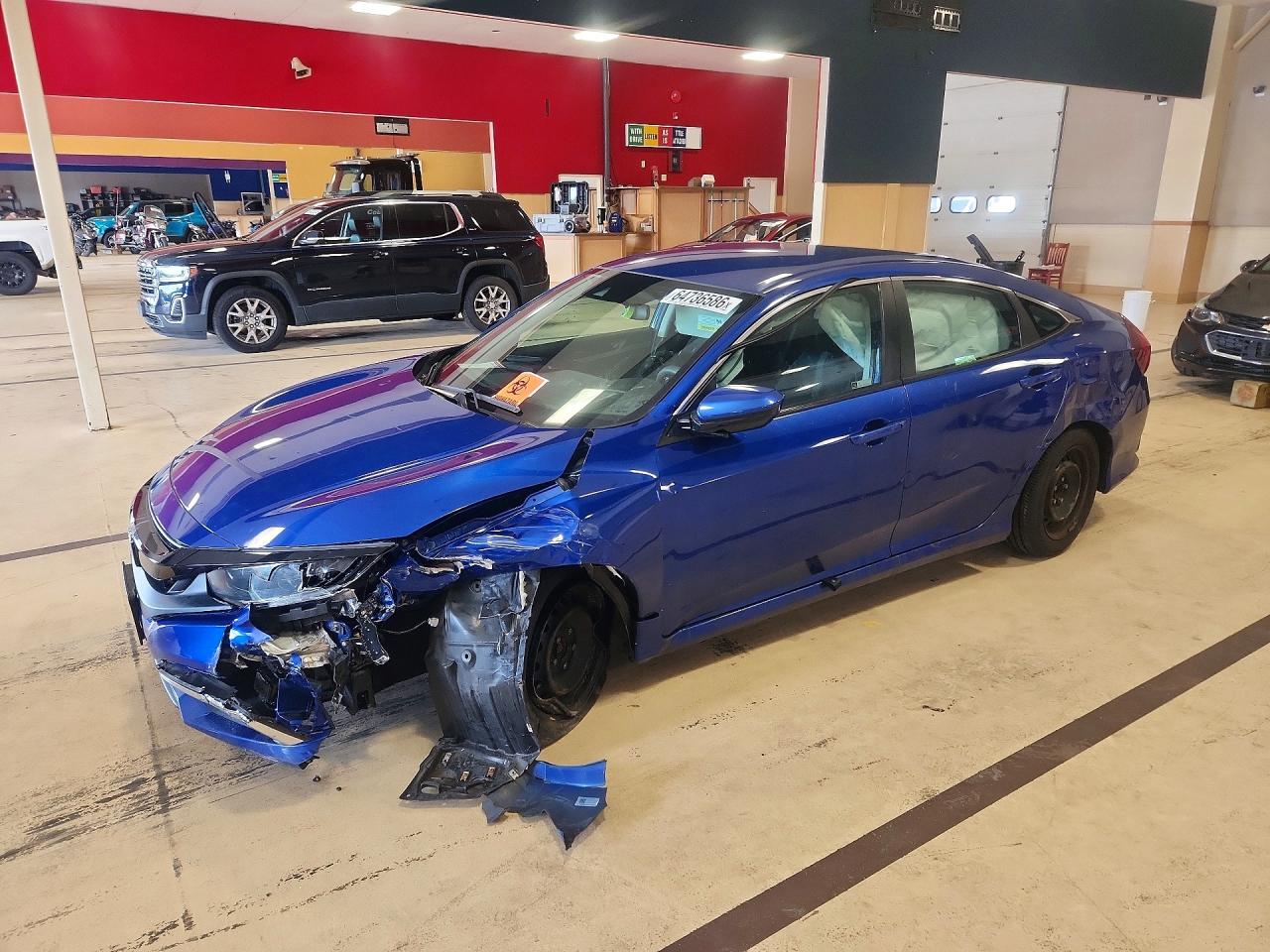 2020 HONDA CIVIC LX | 2HGFC2F61LH596987 | UPCARS